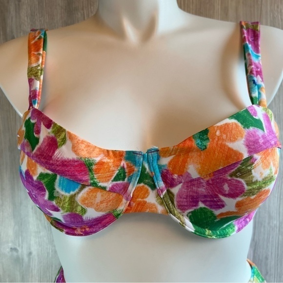 NWT Bikini water wardrobe with this women's Freshwater underwire bikini top XXL - Picture 2 of 8